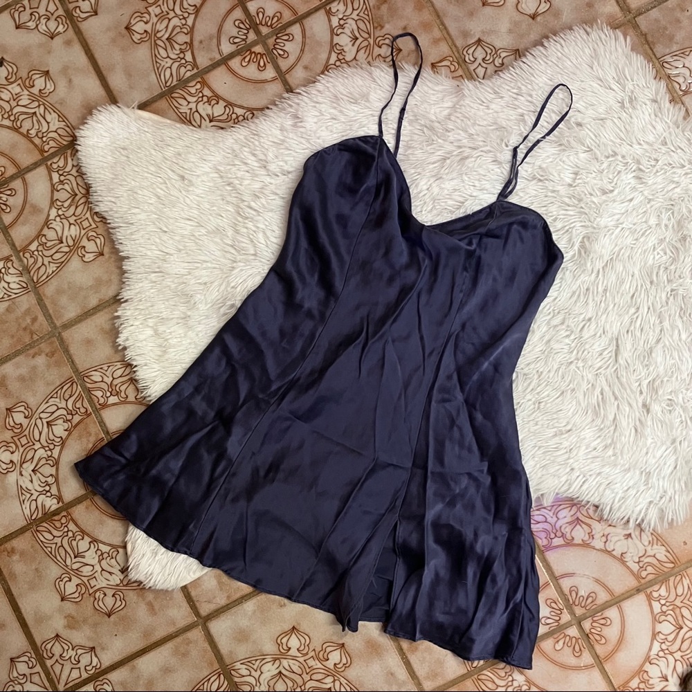 VICTORIA’S SECRET Silk Slip Dress Lingerie Y2K